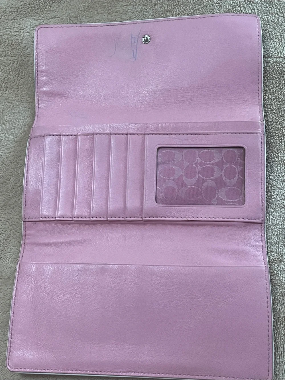 Coach pink leather